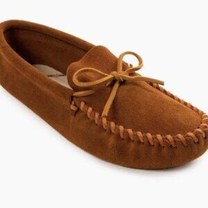 Men's Minnetonka Leather Laced Softsole Moccasin